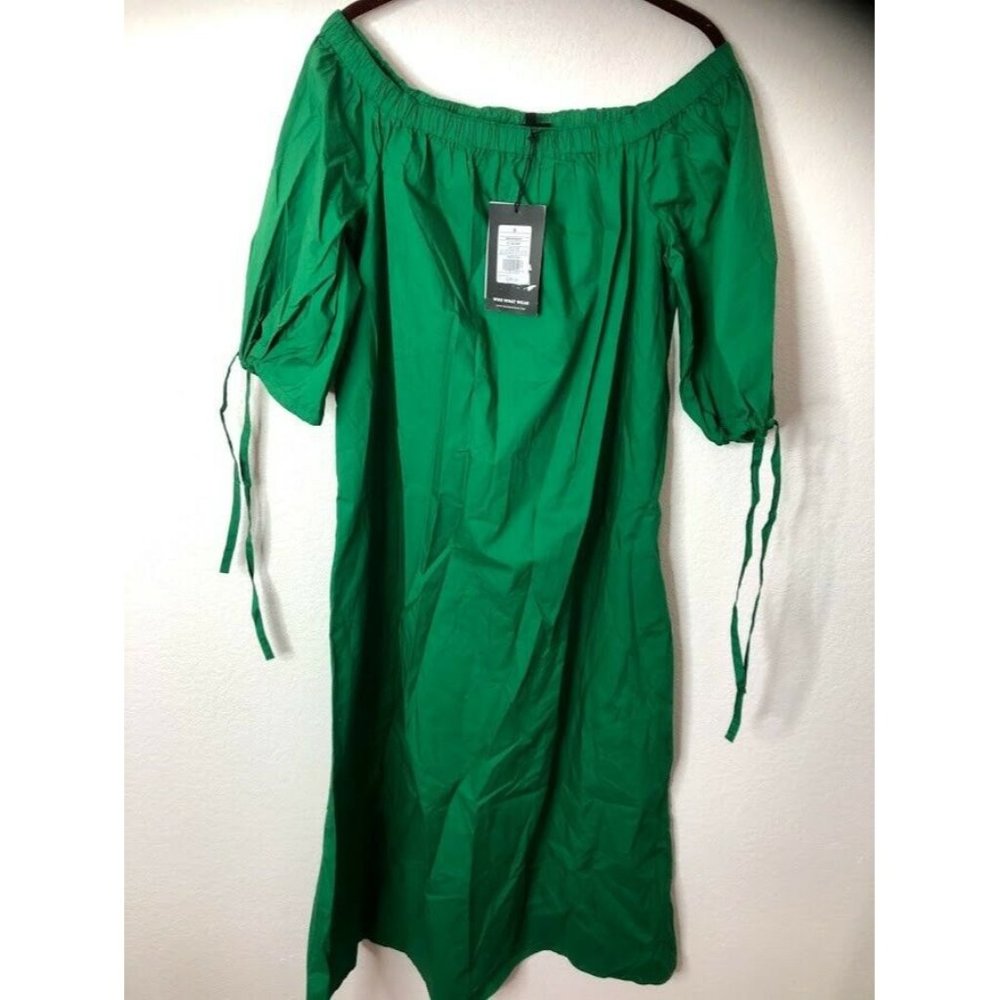 Who What Wear Women's Off Shoulder Half Sleeve Dre